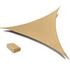 SUNLAX Tenda parasole, 3,5 x 3,5 x 3,5 m, triangolare, per esterni, patio, pergola, parasole, blocco UV, coperture in tela