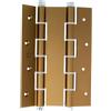Amig - Cerniera a Doppia Azione Mod. 3035 con Bordo Quadrato | Alluminio | 180 x 133 x 4 mm | Chiusura Automatica e Regolazione della Potenza | Chiave Allen | Porte con Spessore Mass. 35 mm | Argento
