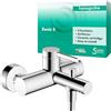 hansgrohe Zesis S - Rubinetto per vasca da bagno esterno per 2 utenze, Miscelatore monocomando per vasca, cromo, 74420000