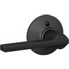 SCHLAGE F170-LAT Latitude - Maniglia singola per porta, colore: Nero opaco