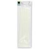 PRENDELUZ Borsa da 50 fascette bianche da 7,6 x 450 mm, 100% nylon 66, resistenti e durevoli, ideali per organizzare cavi e fissare oggetti.