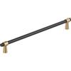 Amerock Mergence BP36983FBCZ - Maniglia per armadietto, 320 mm, colore: Nero opaco/Bronzo Champagne