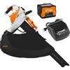 STIHL SHA 56 - Soffiatore aspiratore con batteria AK 20 - 36V 4Ah