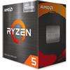 AMD Processore AMD Ryzen 5 5600G (scheda grafica integrata Radeon, 6 Cores /12 Threads, 65W TDP, AM4 Socket, 19MB cache, Boost di Frequenza fino a 4.4 Ghz max, dissipatore ad aria Wraith stealth cooler)