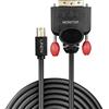 Lindy 41953 Cavo Mini DisplayPort a DVI-D Nero, 3m
