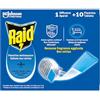 Raid Piastrine Antizanzare Comuni e Tigre, Azione prolungata,1 Diffusore + 10 Piastrine Ricarica