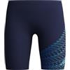 Speedo Medley Logo Jammer da Nuoto per Bambino, Peacoat/Sugar Blue, 5-6 Anni