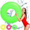 POPOYU Galleggianti per piscina verde per adulti Anello gonfiabile da 91 cm di diametro Tubo gonfiabile per piscina Tubi gonfiabili per piscina divertenti giocattoli d'acqua per adulti Piscina estiva