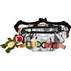 FANDARE Ultraleggero Monospalla Marsupio Zaino Monospalla Uomo Borsa a Tracolla Donna Borsa a Spalla per Scuola Outdoor Sportiva Ciclismo Viaggio Daypacks con ciondolo in peluche Grigio