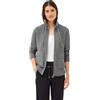Cecil 3227302 Giacca Leggera ottomana, Sporty Grey Melange, XXL Donna