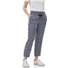 Cecil 3716650 Pantaloni con Fantasia, Urban Dark Blue, L / 28L Donna