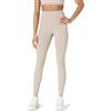 Amazon Essentials Leggings Yoga Tecnici in FormFlex Morbidissimo, a Vita Alta, Lunghi, Interno Gamba 70 cm Donna, Grigio Talpa, S