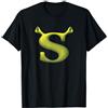 Shrek Initial Logo Poster Maglietta