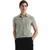 DeFacto Herren Basic Poloshirt-Klassisches T-Shirt für Männer Polo, Verde, XS Uomo