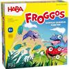 HABA Froggos 2012811001 - Gioco di dadi a partire dai 6 anni con treni sfacciati, per tutta la famiglia, gioco da viaggio compatto e gioco da viaggio