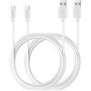 MaGeek® Cavo USB Tipo-C a USB 2.0 (2 Pezzi)(3,0m) molto lungo per Samsung Galaxy S9+,S9, S8, S8+, Nexus 6P, LG G6, New MacBook, Google Pixel XL, Huawei P9 P10 e più (Bianca)