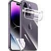 Snailcanfly 1 Set pellicola idrogel anteriore e posteriore per iPhone 13 Pro Max 6.7 Pellicola protettiva ad alta sensibilità a prova di esplosione flessibile trasparente Protezione dello schermo TPU