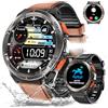 AdivaX Smartwatch Militare Uomo con Torcia LED, 1,45 HD Impermeabile 3ATM Rugged Smartwatch Orologio con Chiamate, Fitness Tracker con 110+ Modalità Sport Bussola Altitudine Barometro SpO2 per Android iOS