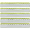 KUM - Righello Style 15 cm, verde, confezione da 5