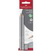 FABER-CASTELL 111998 - Set di matite Grip, 2 matite Jumbo B e 1 temperino, set per la scrittura scolastica