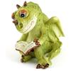 Top Collection Top Collezione Miniature Garden Dragon Libro di Lettura