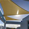 SUNNY GUARD Tenda parasole a vela, 3,5 x 3,5 x 30,5 m, triangolare, color sabbia, blocco UV, per cortile, terrazza, patio, giardino, attività all'aperto e strutture (realizziamo dimensioni