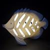 Villa d'Este Home Tivoli 1996 Pesce led decorativo in ceramica 11x7,2x8 cm, Ocean