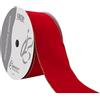 Berwick Offray DWI Value Velvet Ribbon-4 Wide X 50 Yards-Medium Red/Gold Nastro, Poliestere, Oro