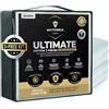 MATTSHIELD ORIGINAL MATTSHIELD - Kit da 3 pezzi, coprimaterasso a prova di cimici per letto matrimoniale, 100% cotone + 2 federe con cerniera, rivestimento impermeabile su 6 lati, migliore difesa contro le cimici