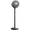 Pelonis Ventilatore a piantana con telecomando, Touch Display 3D, circolazione 36,5 dB, silenzioso, 10 m, flusso d'aria regolabile in altezza, 60/111 cm, 4 livelli con timer, griglia di protezione