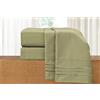 Elegant Comfort Lussuoso set di lenzuola di lusso da 4 pezzi, qualità egiziana, 1500 fili, resistente alle pieghe, fresco e traspirante, facile elastico, completo, verde salvia