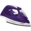 Tefal, (FV1526) ferro da stiro a vapore Access, piastra antiaderente, vapore extra 90 g/min, funzione di pulizia automatica, antigoccia, viola