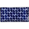Villa d'Este Home Tivoli 1996 Set 6 Piattino rettangolare in gres 24x12 cm, decoro geometrico, Confusion