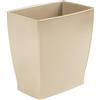 InterDesign iDesign 64777EU Mono Cestino Rifiuti, Rettangolare, Plastica, Beige, 18.03x28.45x30.48 cm