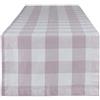 DII Tavolo classico, cotone, lilla polveroso, runner da tavolo, 14x108