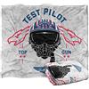 LOGOVISION Top Gun: coperta Maverick, 152 x 127 cm Test Pilot, super morbida al tatto, 50 x 60