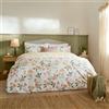 furn. Set copripiumino Wylder Nature Betsie - Morbida biancheria da letto reversibile con motivi floreali e a righe (giallo - matrimoniale)