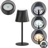 RL LIVE YOUR LIGHT Reality Leuchten Diaz R55961132 - Lampada da tavolo a LED, con LED da 1,6 Watt, colore: Nero opaco