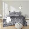 Comfort Spaces Juliette Luxe - Set di biancheria da letto in velluto lussureggiante con retro in morbida microfibra spazzolata, per tutte le stagioni, comodo set di biancheria da letto in velluto,