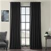 HPD Half Price Drapes Tende oscuranti per Camera da Letto e Soggiorno (1 Pannello), 127 x 248 cm, Colore: Nero Corvino