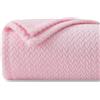 NEWCOSPLAY Coperta in pile di flanella, leggera e morbida, per tutte le stagioni (888-rosa, copriletto (127 x 152 cm)