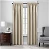 Elrene Home Fashions Colette - Tenda oscurante in finta seta, 132 x 213 cm, 1 pannello, colore: avorio