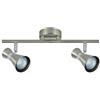 PRENDELUZ Ciabatta 2xGU10 nichel/cromo 15x36,5x8,5 cm - Illuminazione decorativa per interni ed esterni.