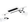 EGLO TRILLO - Faretto in acciaio, 5 W, colore: bianco/nero