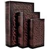 Bellaa 28175 - Scatola decorativa per libri, con nodo celtico irlandese, per conservare gioielli, idea regalo, set da 3