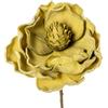 DRW Set di 6 Fiori Artificiali in Schiuma Eva e Carta Gialla 13 x 13 x 65 cm, Medidas: 13x13x65cm