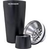 VB VINBOUQUET VB Vin Bouquet FIK 1467 Shaker nero da 700 ml, in acciaio inox, design elegante e resistente, ideale per preparare cocktail e cocktail