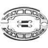 Artist Unknown Vicma Brake Shoe Set incl. 2 Springs for Drum Brake 110 X 25 mm