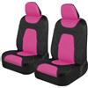Motor Trend AquaShield Coprisedili per sedili anteriori rosa, bicolore, impermeabili, in neoprene, set di coprisedili anteriori per auto, camion, furgoni, SUV