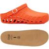 Dr. Scholl's Scholl Clog Evo Arancione + Scholl Solette Anatomiche e Antistatiche per Clog Evo - Arancione/Marrone